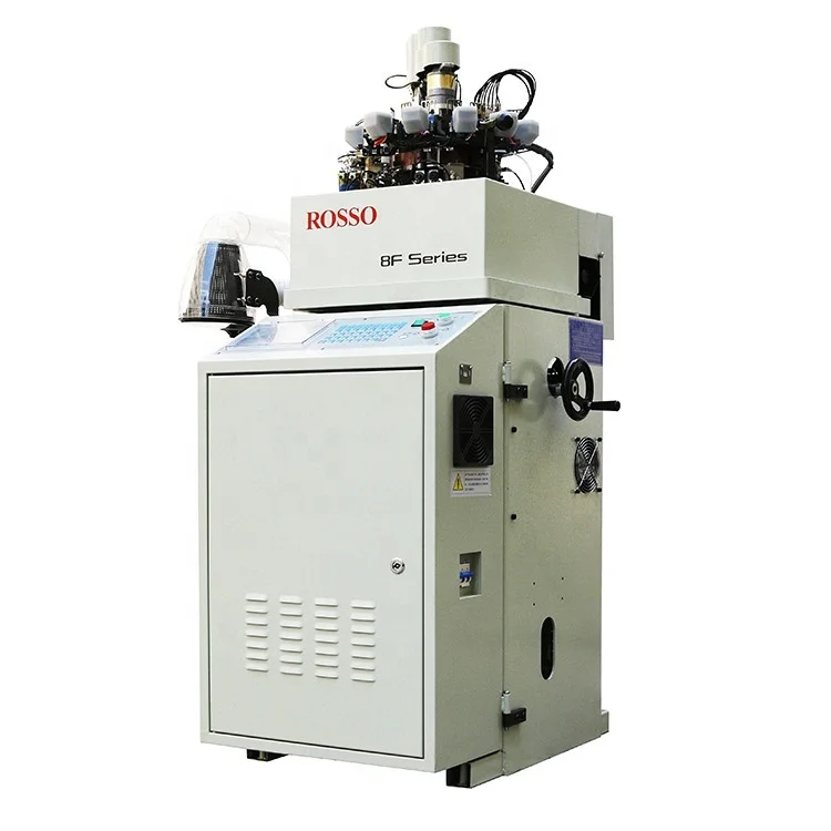 
 ROSSO-8F жаккардовые случайный махровые Выберите из махровой ткани машина для хлопковые носки вязальных машин по производству носков  