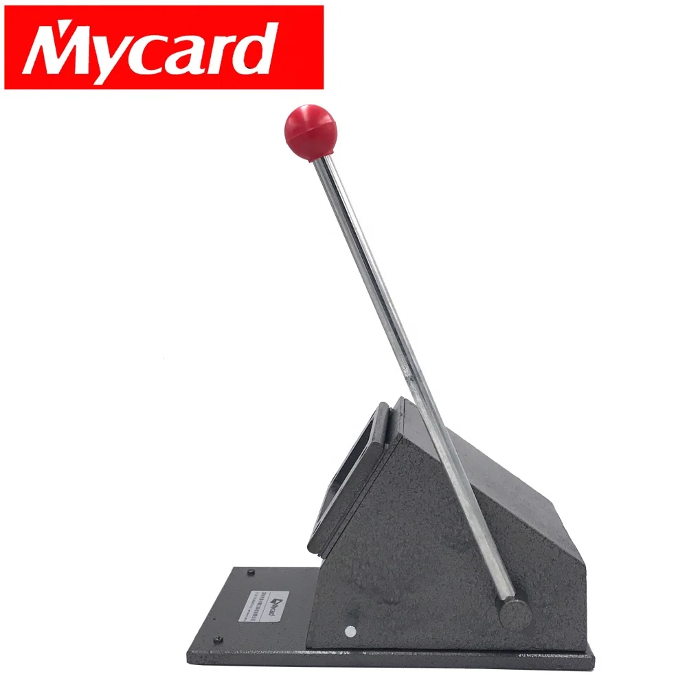 Heavy Duty Manual CR80 PVC ID Business Card Die Cutter Visiting Card Cutter Machine in Guangzhou Shenzhen