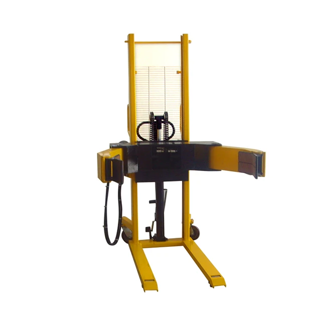 Semi Automatic Rotating Clamp Roller Paper Walking Stacker Suitable Clamping Transerse Roll Lifter and Rotator