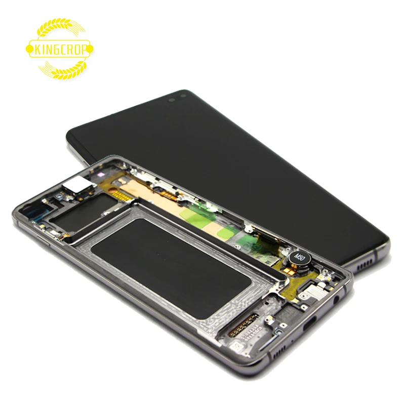 ЖК-дисплей для мобильного телефона Samsung Galaxy S10 S10 + сенсорный экран G973F G975F ЖК-дигитайзер, для Samsung Galaxy S10 S10 Plus ЖК-дисплей