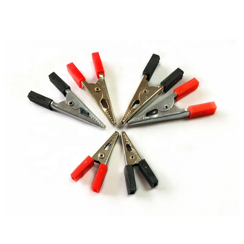 35 мм электрические зажимы типа «крокодил» красные черные для