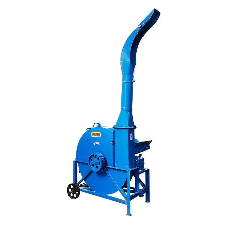 High Output Straw Bale Chopper Elephant Grass Cutting Machine Chaff Cutter Uganda