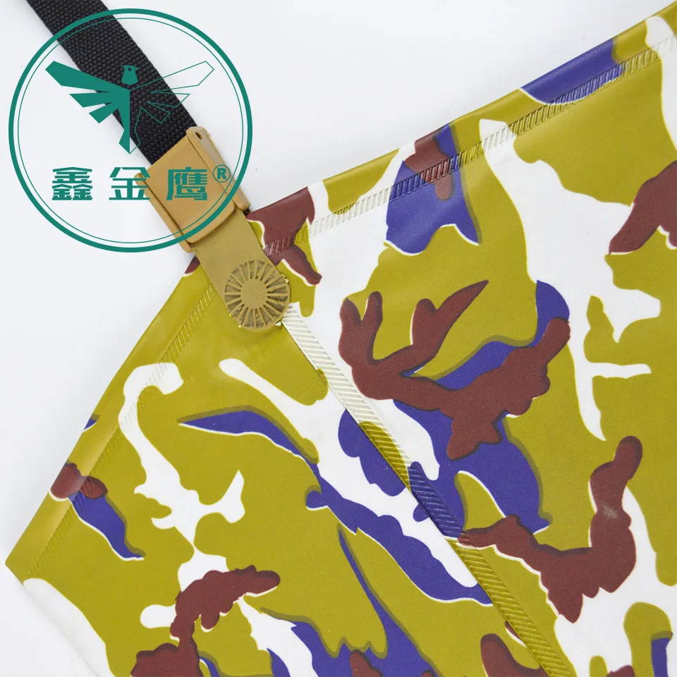 Камуфляжные узорчатые бежевые удлиненные ботинки 80 см выше колена для рыбалки, полевые ботинки против шистосомиаза