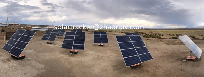 Система слежения на солнечной батарее с двумя осями, 4 кВт