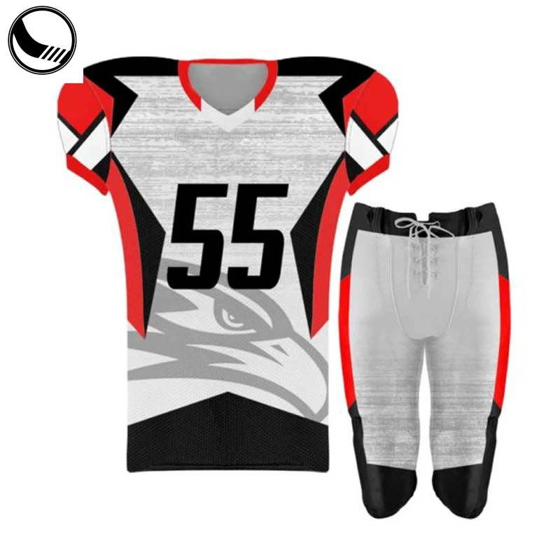 New Style Mesh Youth Football Jersey Set
