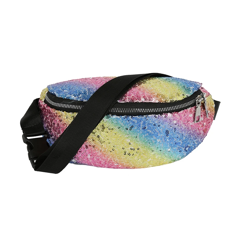 iridescent fanny pack