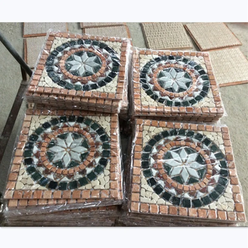 床タイル正方形ヨーロッパスタイル石モザイクパターン入り口装飾 Buy モザイクパターン装飾的な床タイル 床タイルパターン モザイクパターン装飾的な 床タイル Product On Alibaba Com