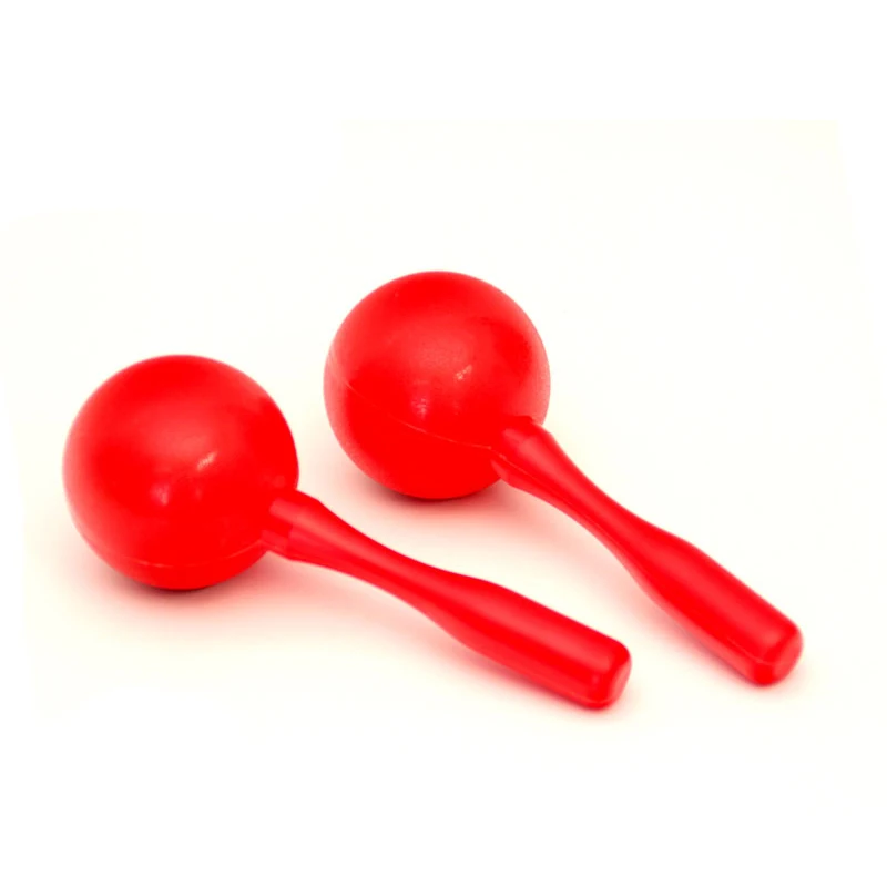 Музыкальные инструменты-погремушки музыкальные Обучающие игрушки Пластиковые Maracas для детей