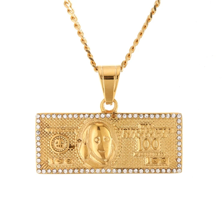 Fashion Hiphop Zinc Alloy One Million 