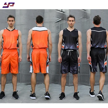 Source Anime orange blank cheap sublimate basketball jersey design
