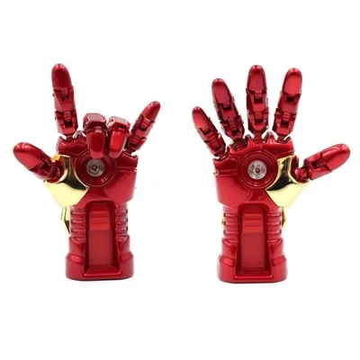 USB 2,0 с принтом «Железный человек», USB флеш-накопитель 4GB/8GB/16GB/32GB/64GB с супергероями, карта памяти Флешка металлический флэш-накопитель синий свет