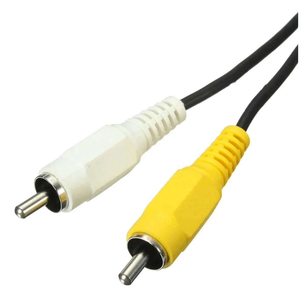 Yellow Cable - ECO K04-1, 2 Male RCA / 2 Male RCA, 1m