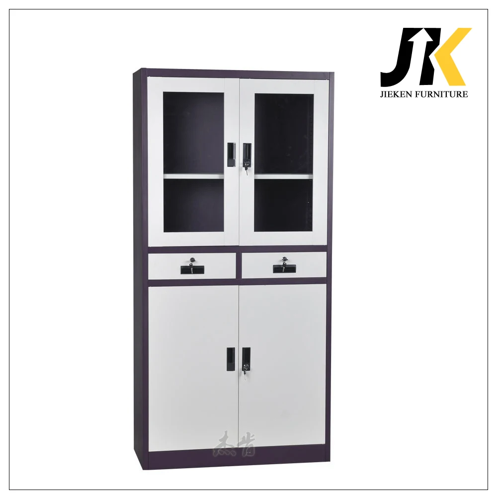 Classic 2-Drawer Vertical Metal File Cabinet Knock Down Design