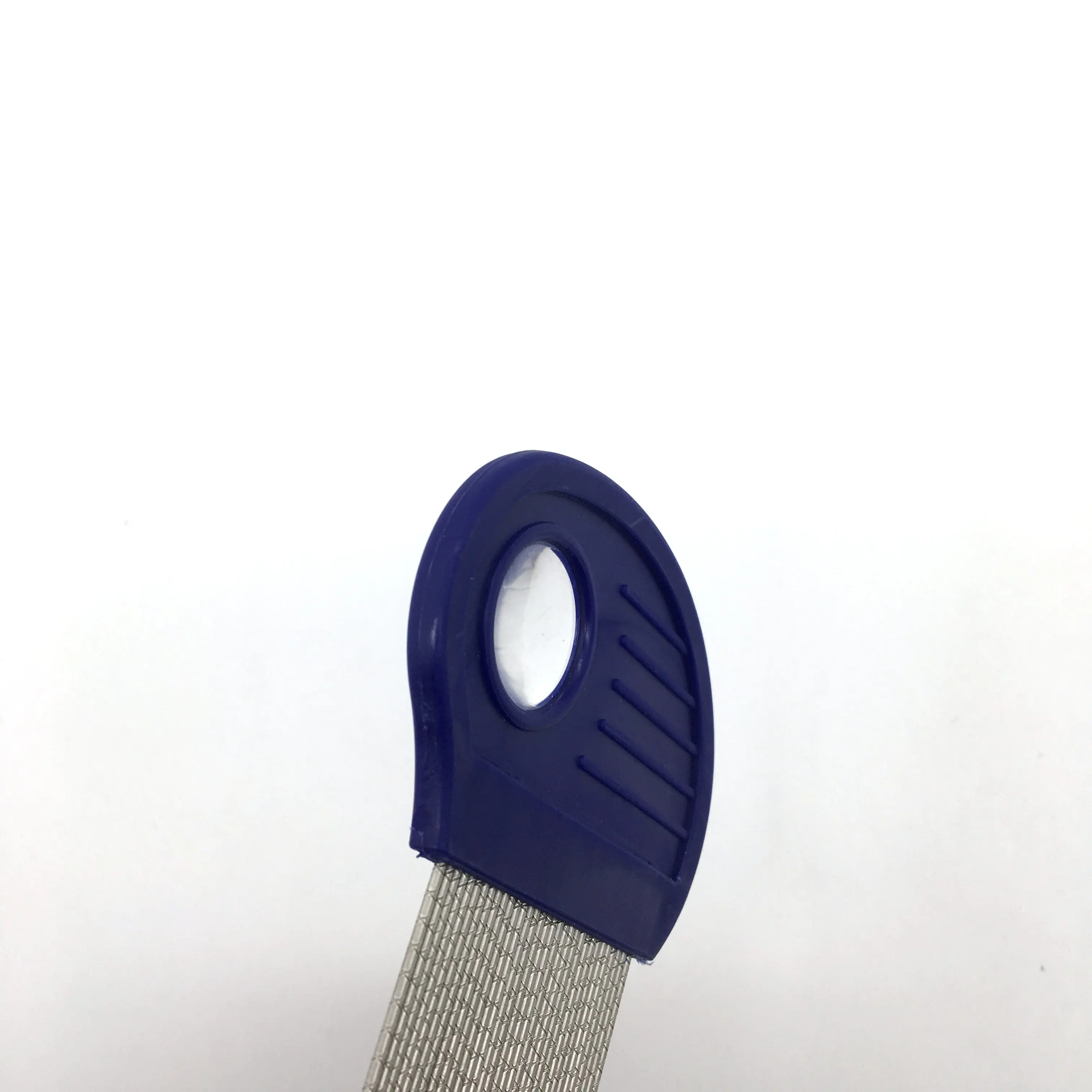 Пластиковая ручка с двойными канавками, шпильки из нержавеющей стали, гребень для удаления блох со вшей и насекомых с лупой