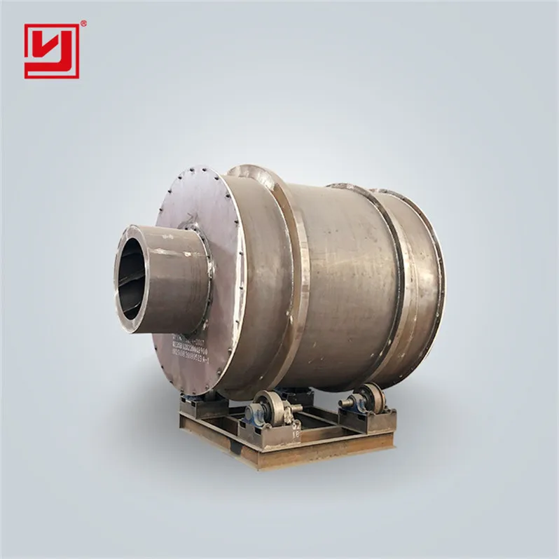 Трехступенчатая вращающаяся сушилка для древесных опилок с двумя печами