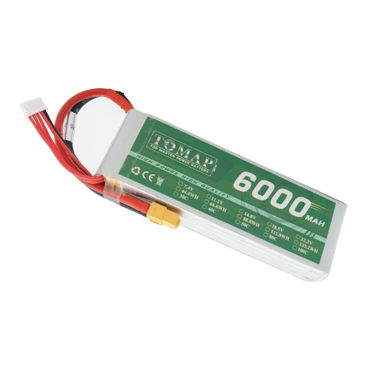 High Capacity Rc Hobby Drone Model Batteries 6000 Mah Rechargeable Lithium  Ion Battery With Xt60 Plug Connector - Buy Lithium Ion Battery,Rechargeable  Lithium Ion Battery,6000 Mah Rechargeable Lithium Ion Battery Product on