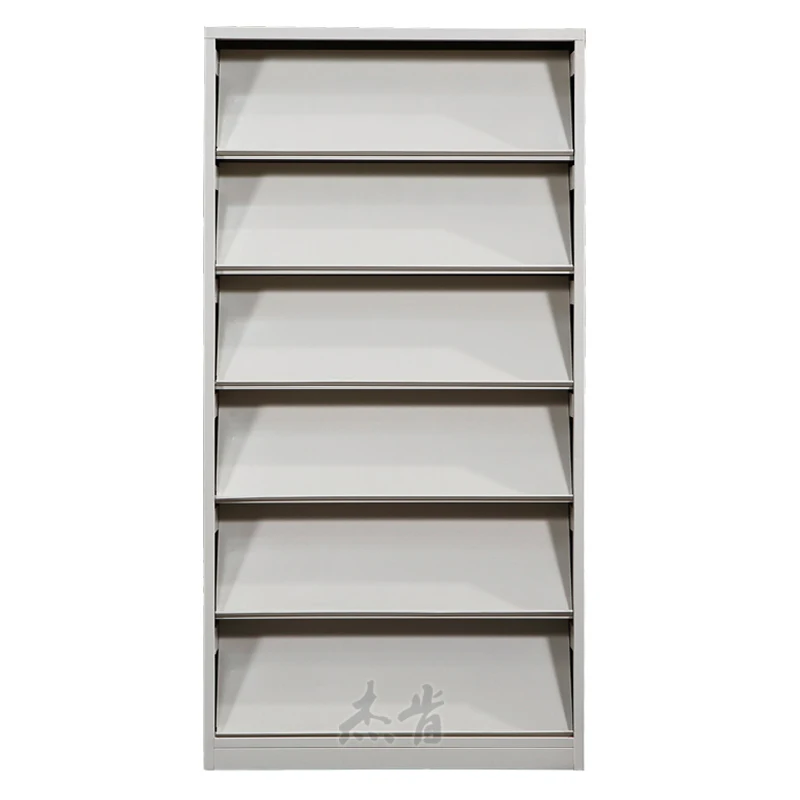 A4 Steel File Cabinet Office Bookshelf Iron Bookstore Magazine Periodical Shelf  Library Newspaper Rack Display Stand