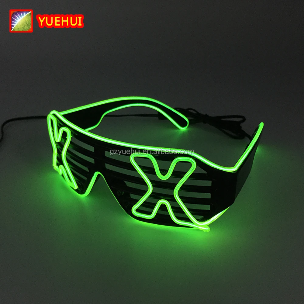 Аксессуары для ночного клуба, новинка, светодиодные очки, принадлежности для мероприятий и вечеринок, очки с электропроводным затвором, праздничные Вечеринки, реквизит, необычные очки с подсветкой