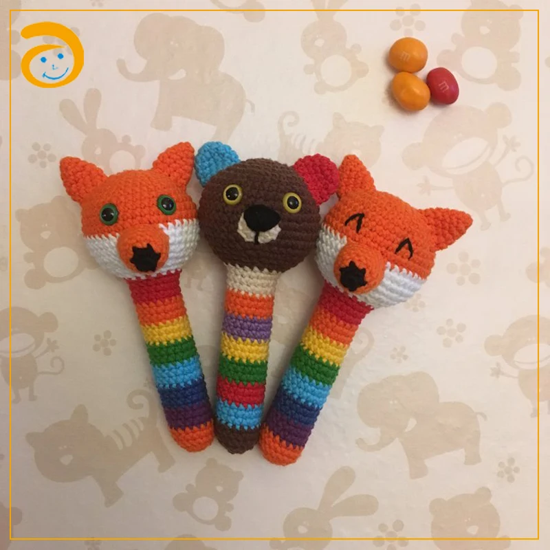 
 Детская игрушка-погремушка ручной работы, шейкер, прорезыватель со слоном  