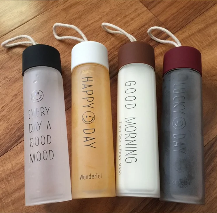 Download Colour Custom Print 420ml Borosilicate Frosted Glass Water Bottle With Covers Drinking Water Bottles Buy 500ml Glass Water Bottle Glass Bottle For Mineral Water Drinking Water Bottles Product On Alibaba Com