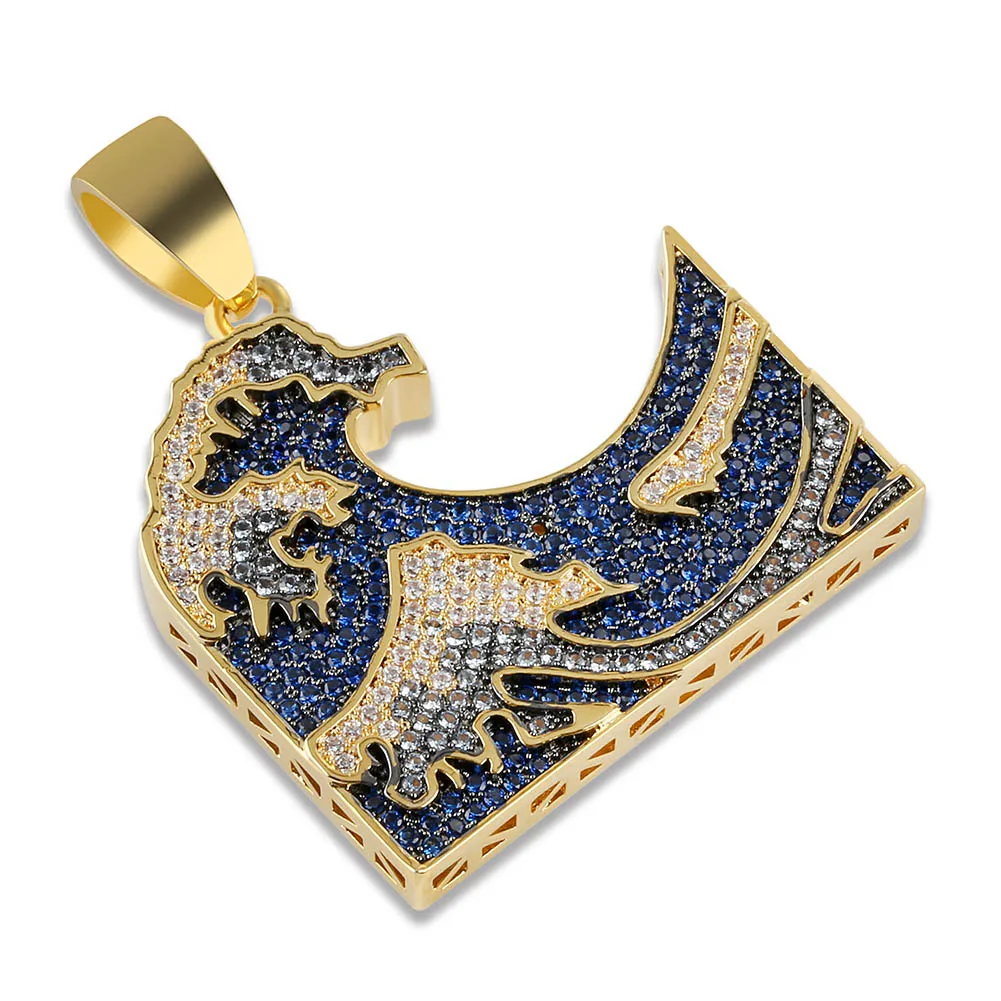 Great Wave Off Kanagawa Charm Pendant
