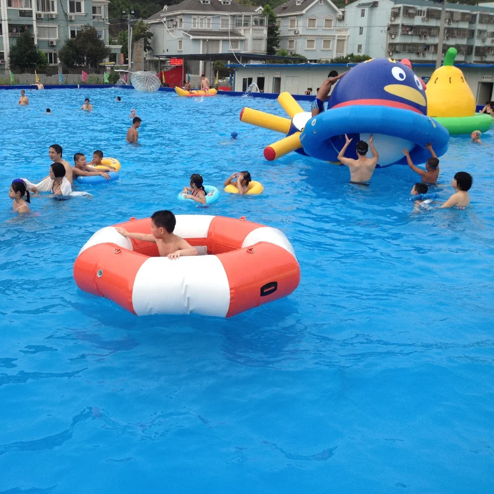 Стальная рама съемный плавательный бассейн над землей аквапарк коммерческий