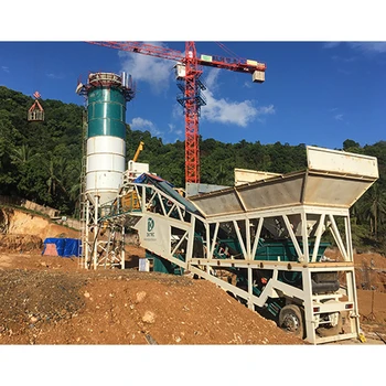 35m3/h Ready Mixed China Mobile Concrete Batching Plant Suppliers