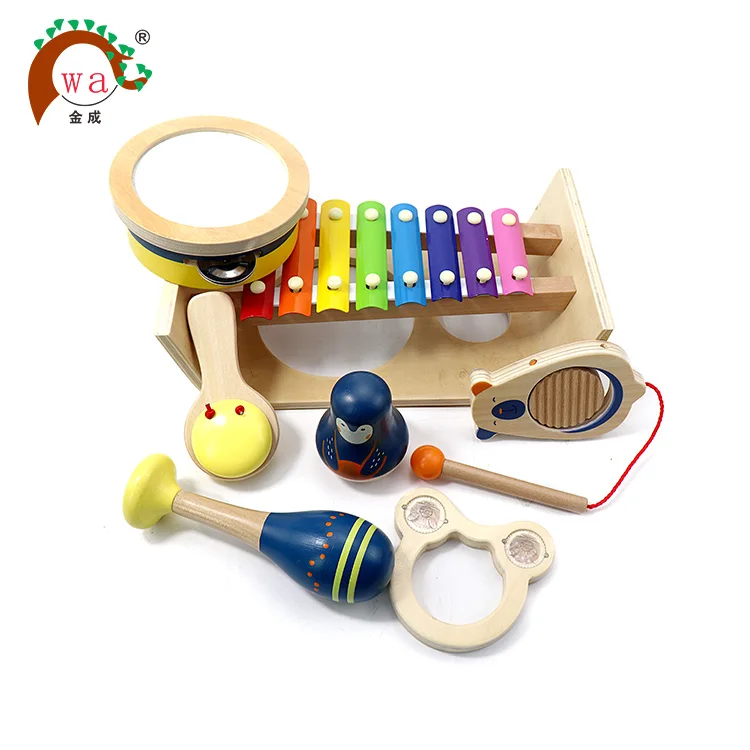 
 Игрушечный музыкальный инструмент, деревянный музыкальный инструмент для детей  