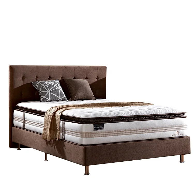 Luxury comfort Sleeping 5 Star Hotel Style Compress Box Super Soft Foam Sponge Pocket Spring Mattress Prices