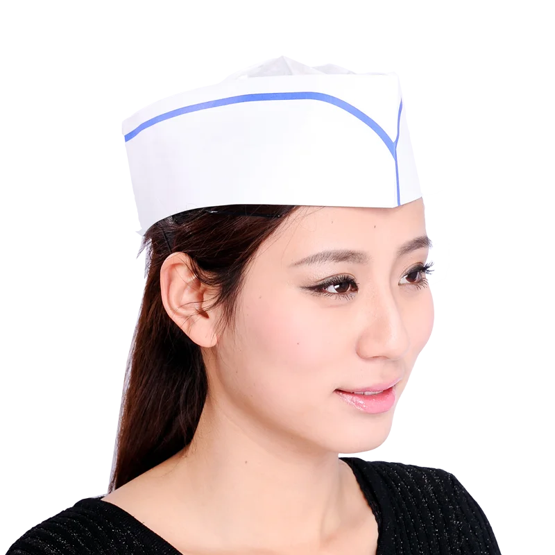 Lot Of 100 paper Disposable Chef Cooking Hats Free Shipping 