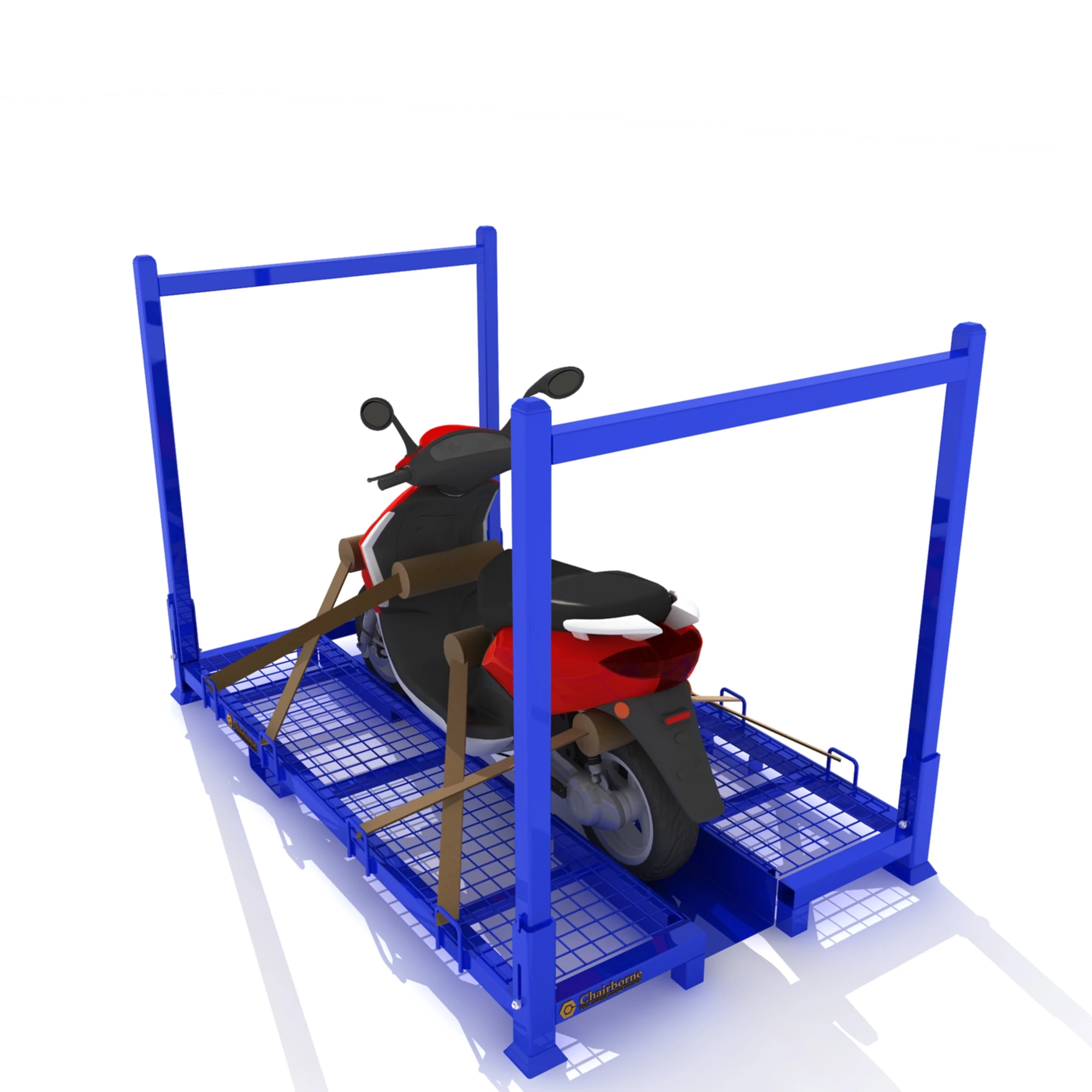 Motorcycle Storage Containers Foldable Shipping Pallet Rack