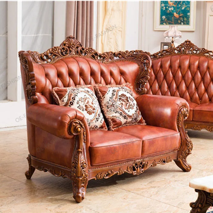 Brown wooden furniture lifestyle living room sofa, View wooden