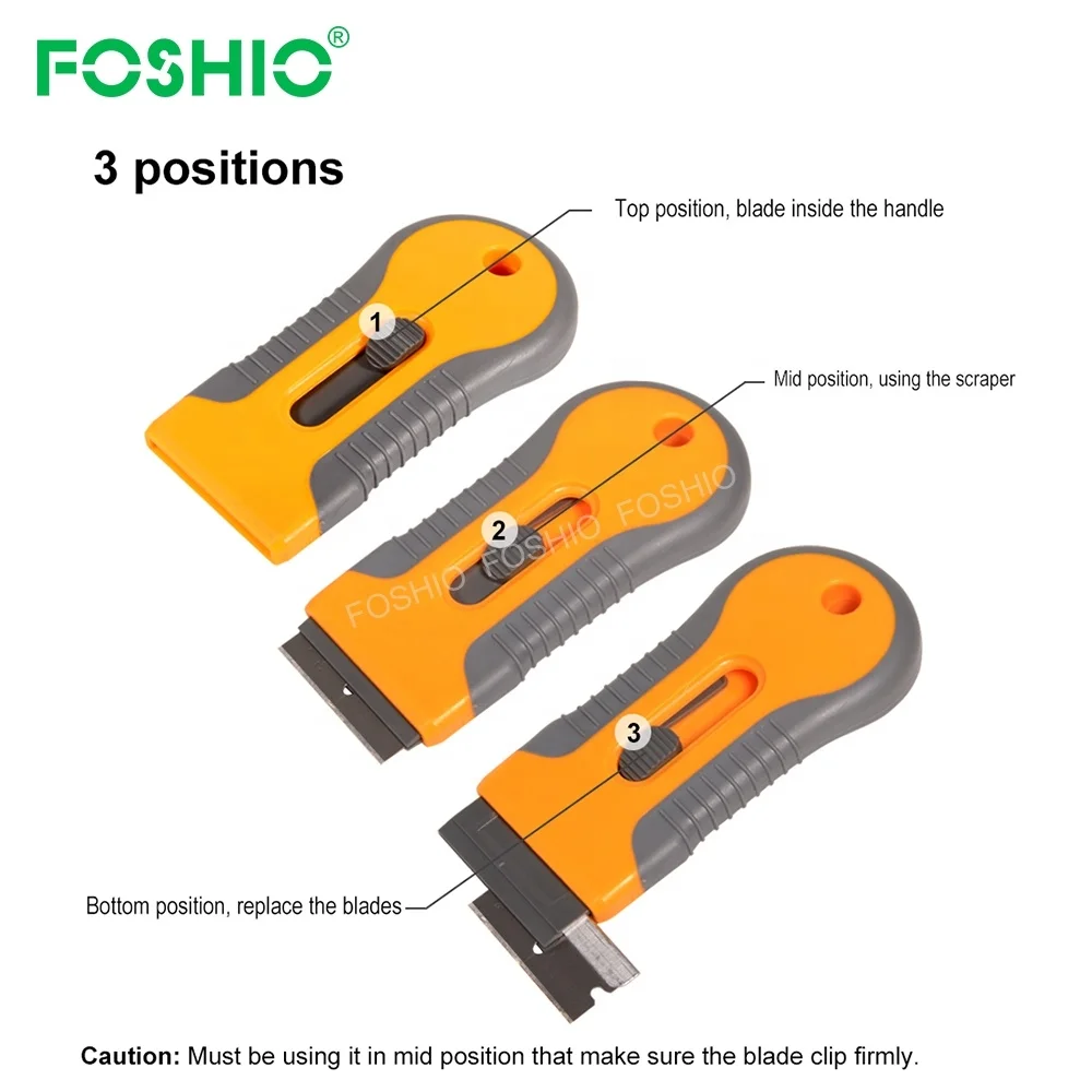 Retractable Knife Sticker Remover Window Scraper Glass Scraper