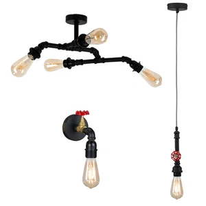 Industrial Vintage Steampunk Lamp Iron Hanging Pendant for Home Decor Cafe Loft Bar Chandelier Lighting Decorative Hanging Lamp