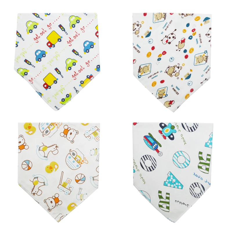Лидер продаж 100% хлопок Новый дизайн прекрасный ребенок бандана слюни нагрудники