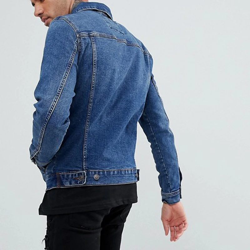 Пользовательские мужская одежда Демин куртка модный дизайн высокое качество OEM услуги фабрики мужские куртки