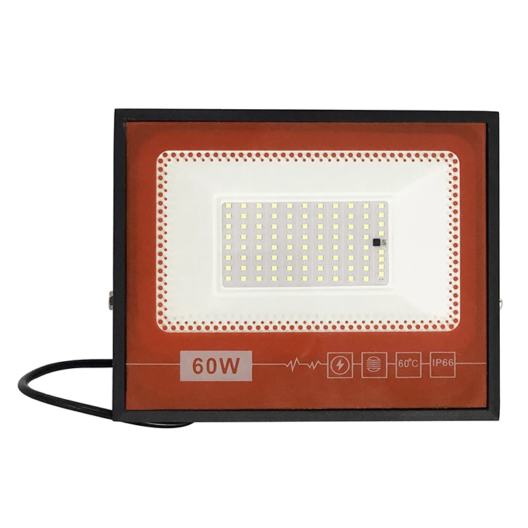 Factory supplies outdoor waterproof led 60w solar flood light control timing remote control ip67 solar lamp Light