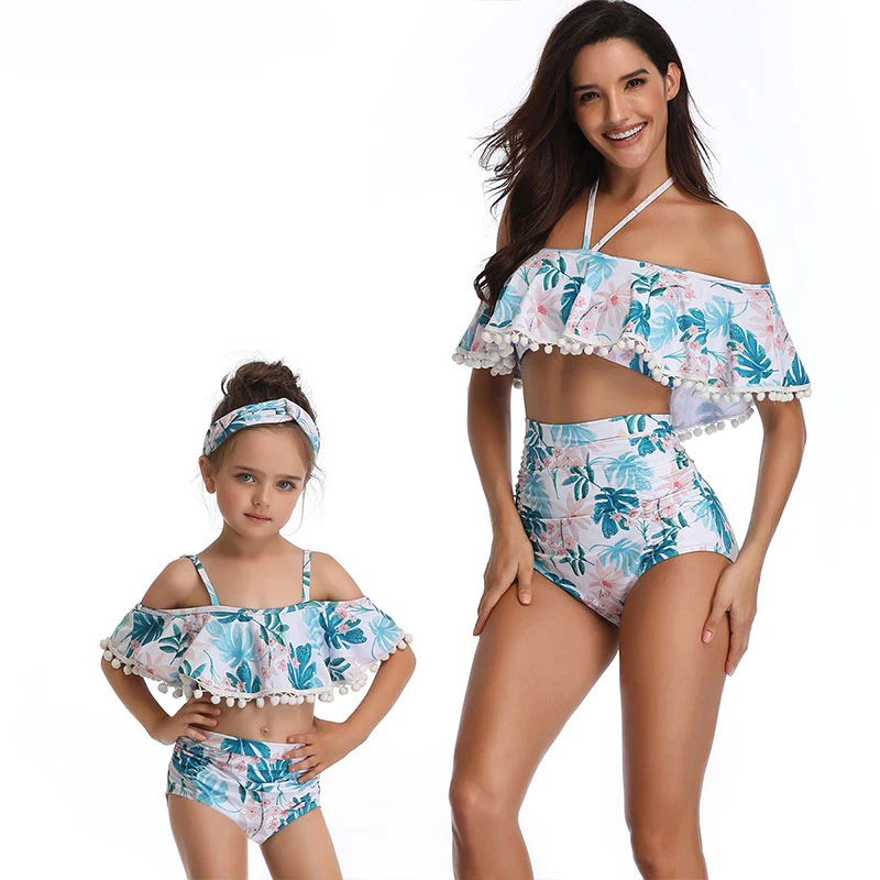 Yoyo Robes De Plage Maman Et Fille Maillot De Bain Taille Haute Bikini Pour Maman Et Bebe Buy Mere Fille Maillot De Bain Maman Et Moi Bikini Ensembles Maman Bebe Maillots De Bain