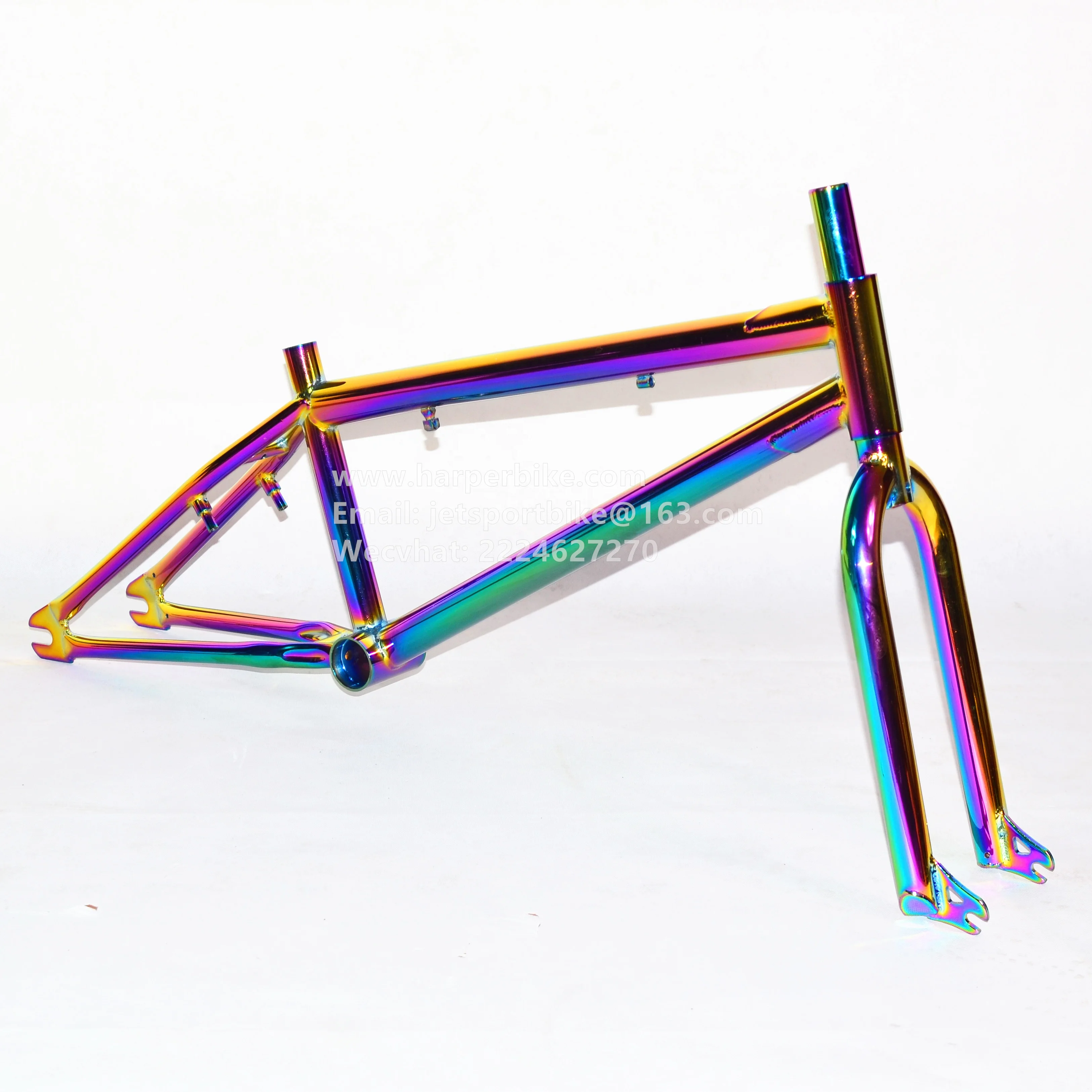 oil slick bmx frame