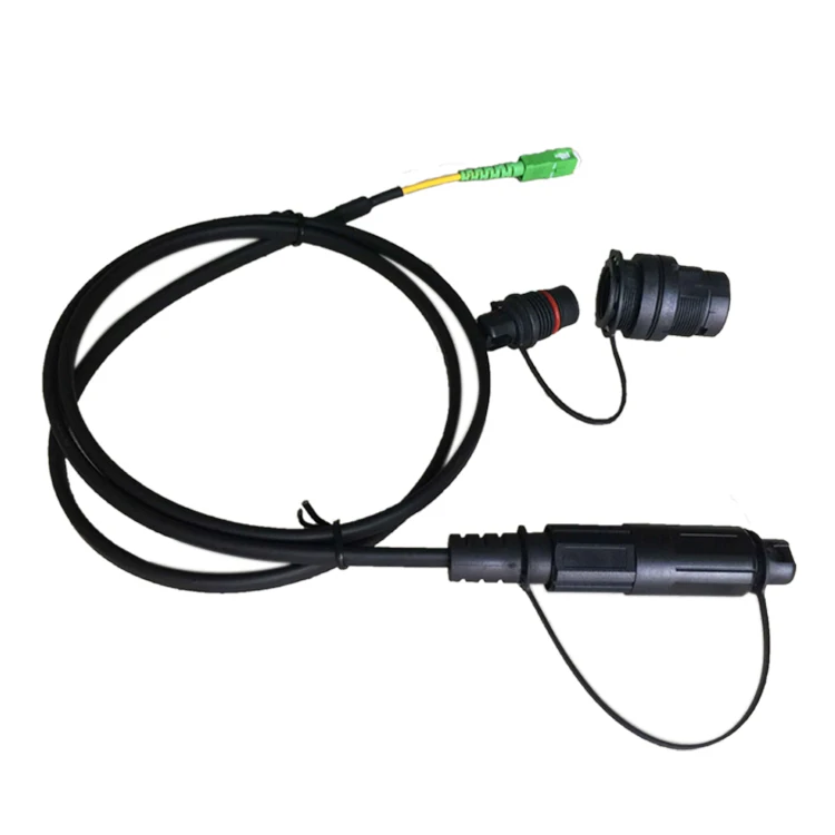4x6mm Corning Connector 1m SC APC Outdoor Fiber Optic Patch Cord