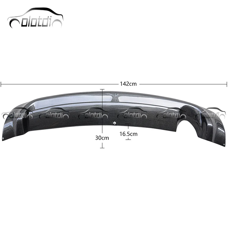 3 Pieces Rear Bumper Winglet Wind Blades Spats Diffuser Fit 13-20 FRS BRZ 86