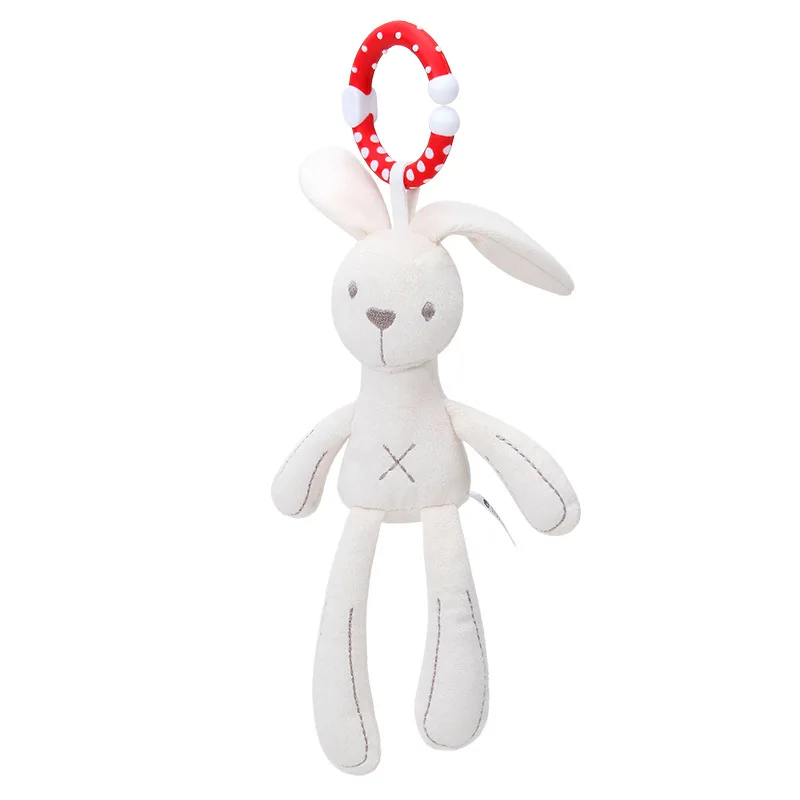 Симпатичная детская кроватка, детские игрушки, развивающая игрушка-кролик, мягкая плюшевая кукла для младенцев, мобильная детская кроватка, подвесное кольцо с животными, детские погремушки