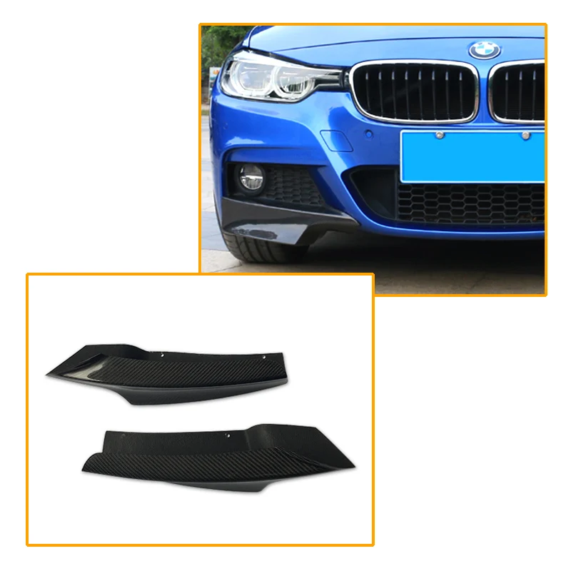 3 Series Carbon Fiber Front Bumper Splitter Lip Flap Apron For Bmw F30 M Sport Sedan 4 Door 13 17 P Tyle 325i 328i 335i Buy F30 Carbon Splitter F30 Front Splitter Front