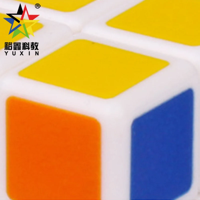 Yuxin 1381 кубический бесклейкий термотрансферный цветной полностью закрытый конструкционный кубический тест iq с упаковочной коробкой