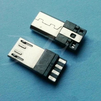 cable application 5pin B type male gold plated mirco USB plug connector