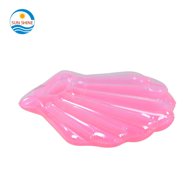 Sunshine Clam Shell Seashell Water Pool Float Mat Pvc Toy Manufacturer Swimming Pool Floats for Adults Inflatable