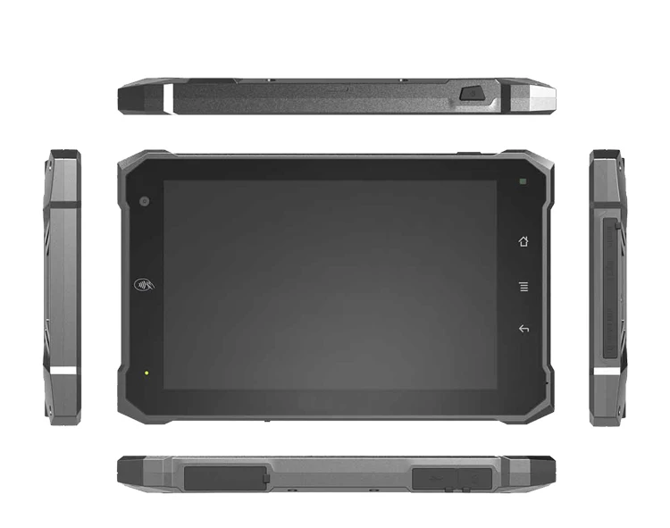 7 Inch IP64 Android Tablet for Vehicle Fleet Management New Rugged Industrial Tablet Qualcomm Processor Front Camera for Trucks