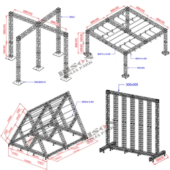 Manufacture Design Ninja Warrior Obstacles Course Truss For Sales