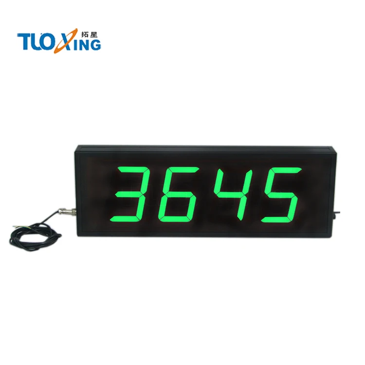 LED Counter Work with a Pulse Green Light Digital Counter Sensor