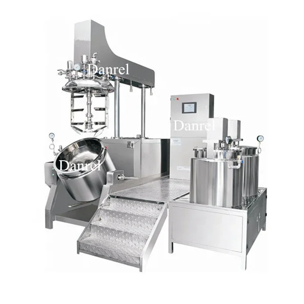 Шэньчжэнь DANREL высококачественный SS316 нержавеющая емкость 25 л гомогенизатор вакуумный эмульгирующий Миксер для изготовления